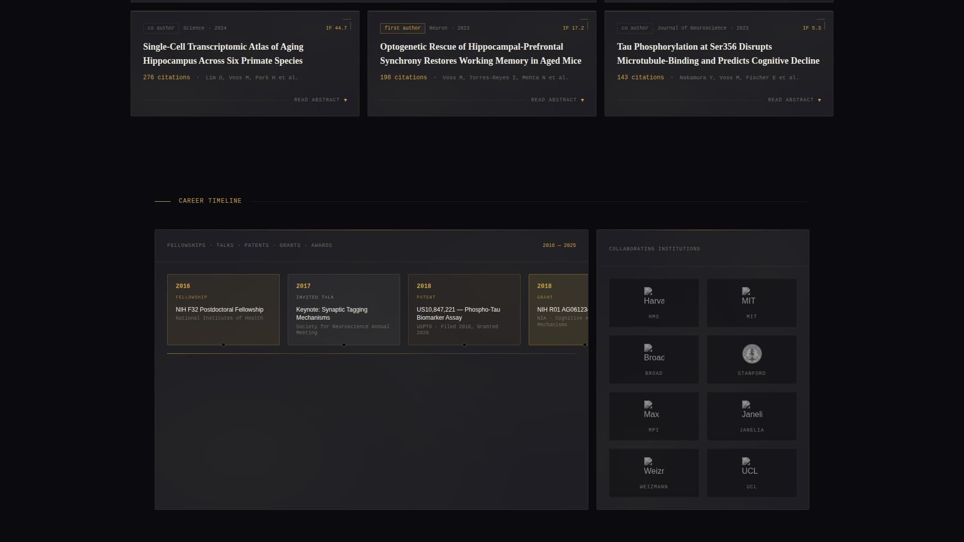 Thesis - Commanding Postdoc Landing Page Template