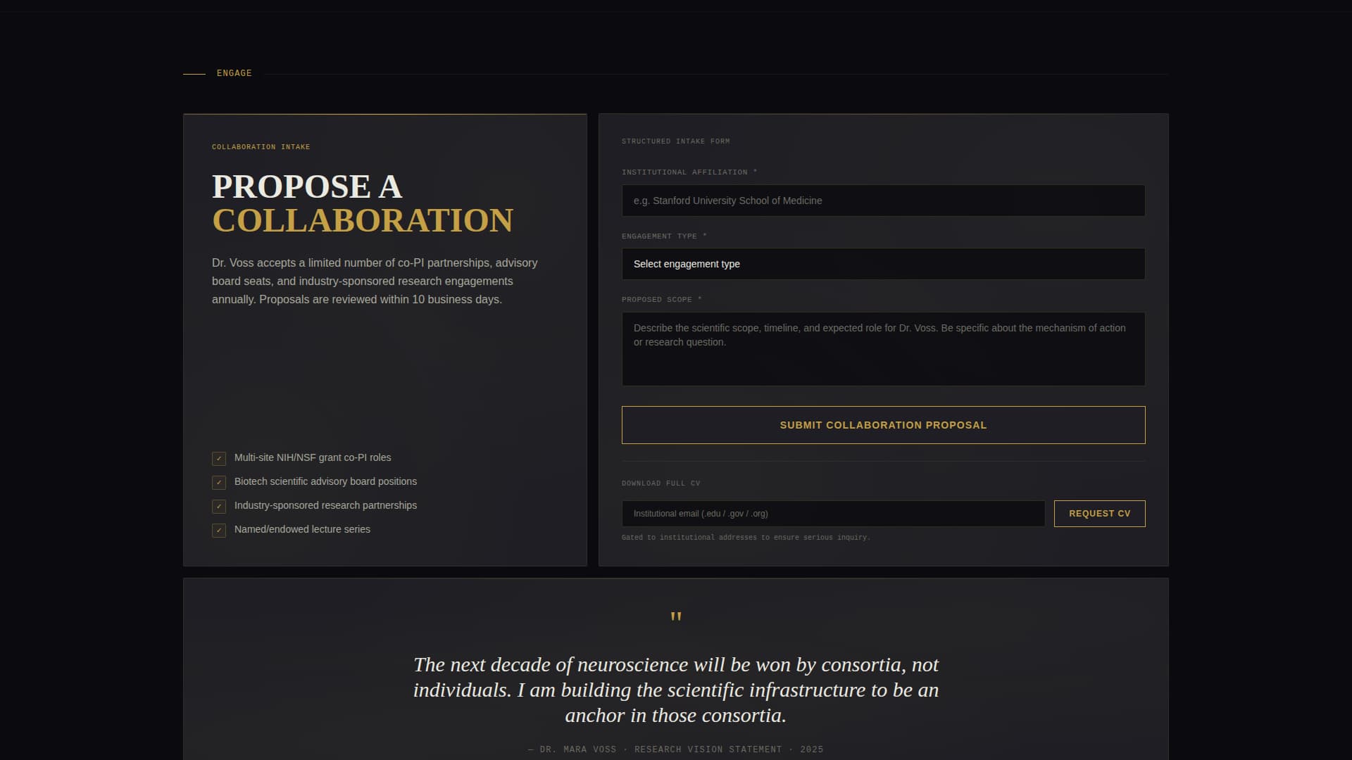 Thesis - Commanding Postdoc Landing Page Template