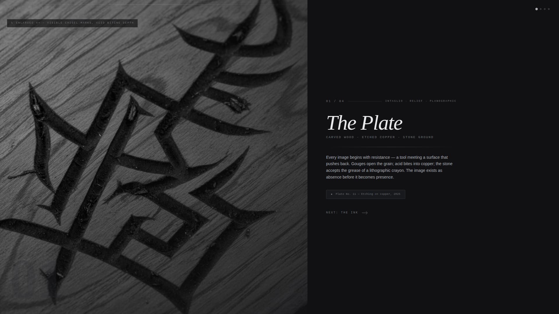 Printmaker Portfolio Professional Website Template