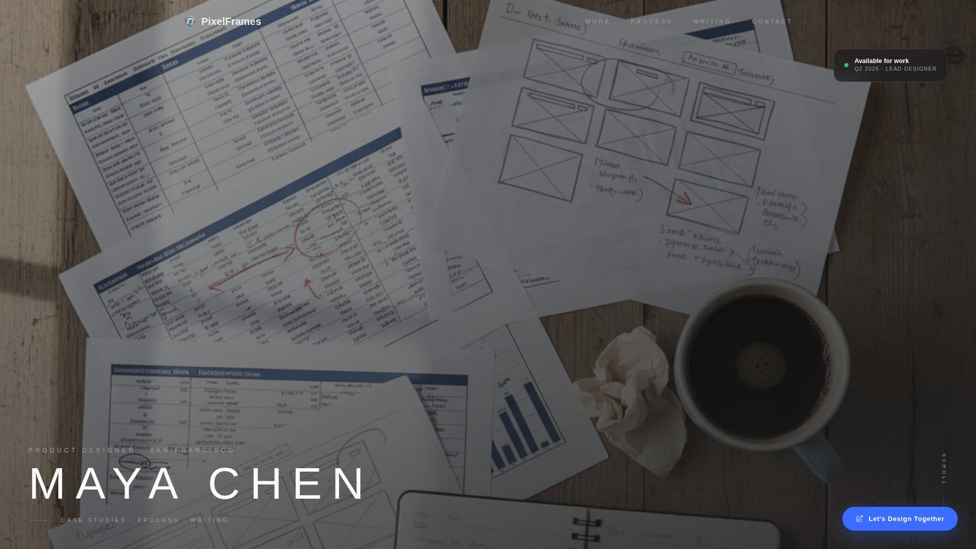 Product Designer Portfolio Advanced Careers Website Template