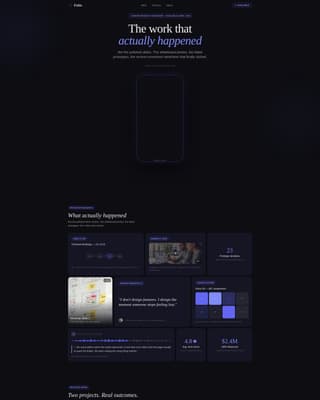 Product Designer Portfolio Portfolio Website Template