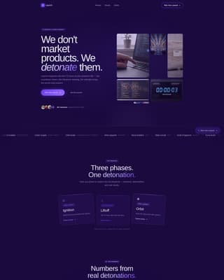 Events & Experiential Agency Pre-Launch Website Template