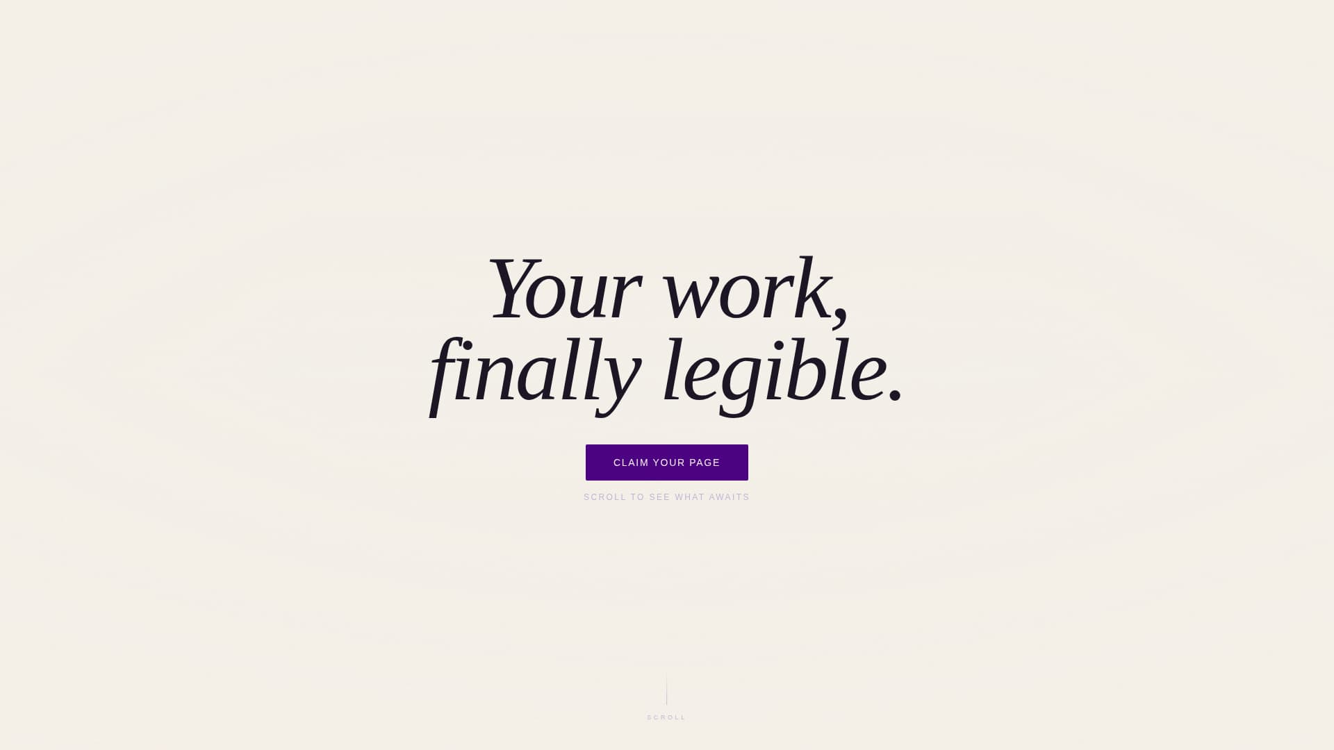 Personal CRM & Network Pre-Launch Website Template