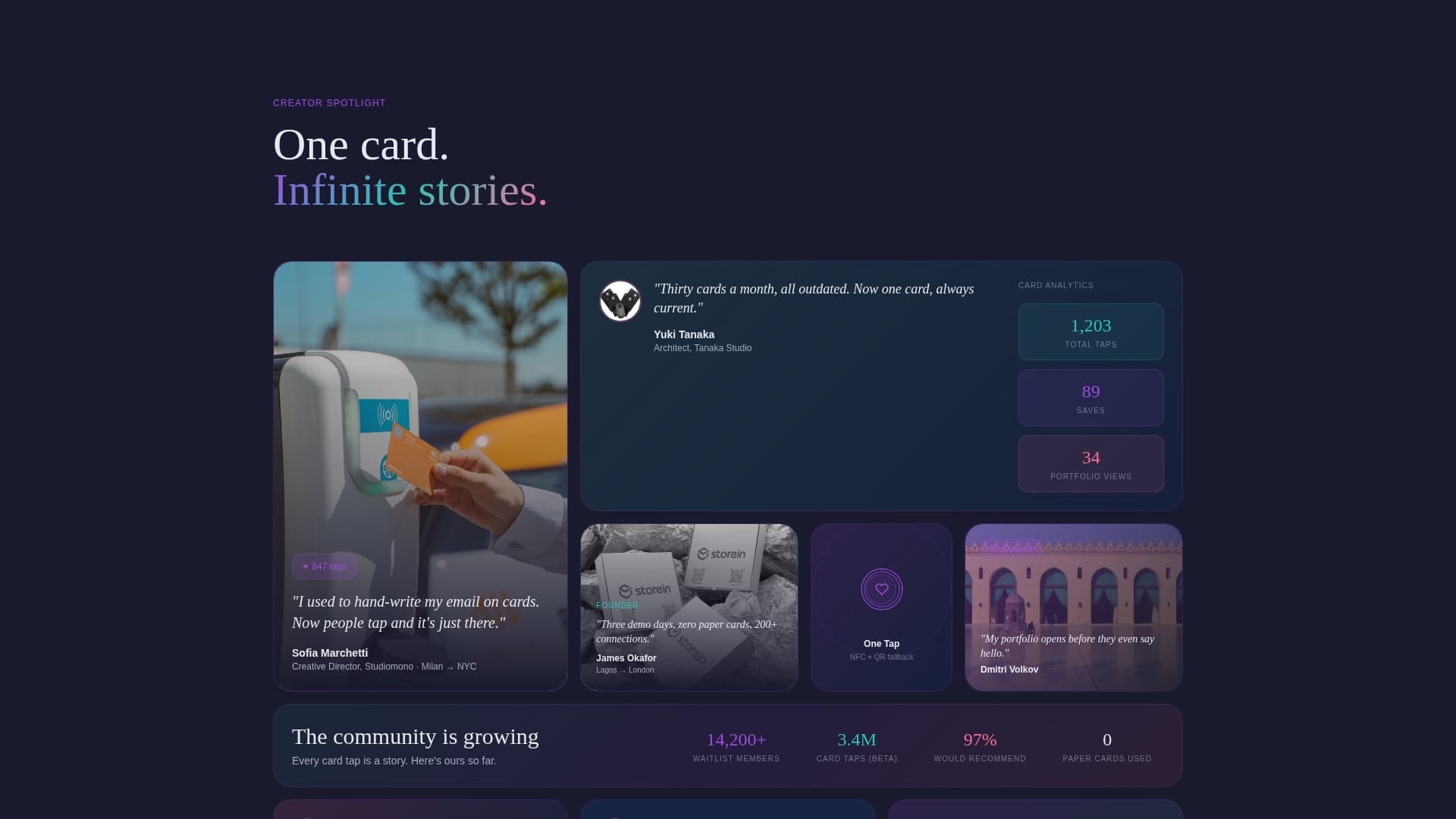 Digital Business Card Specialist Pre-Launch Website Template