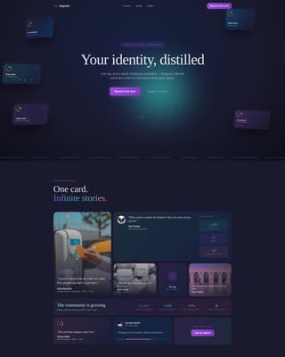 Digital Business Card Specialist Pre-Launch Website Template
