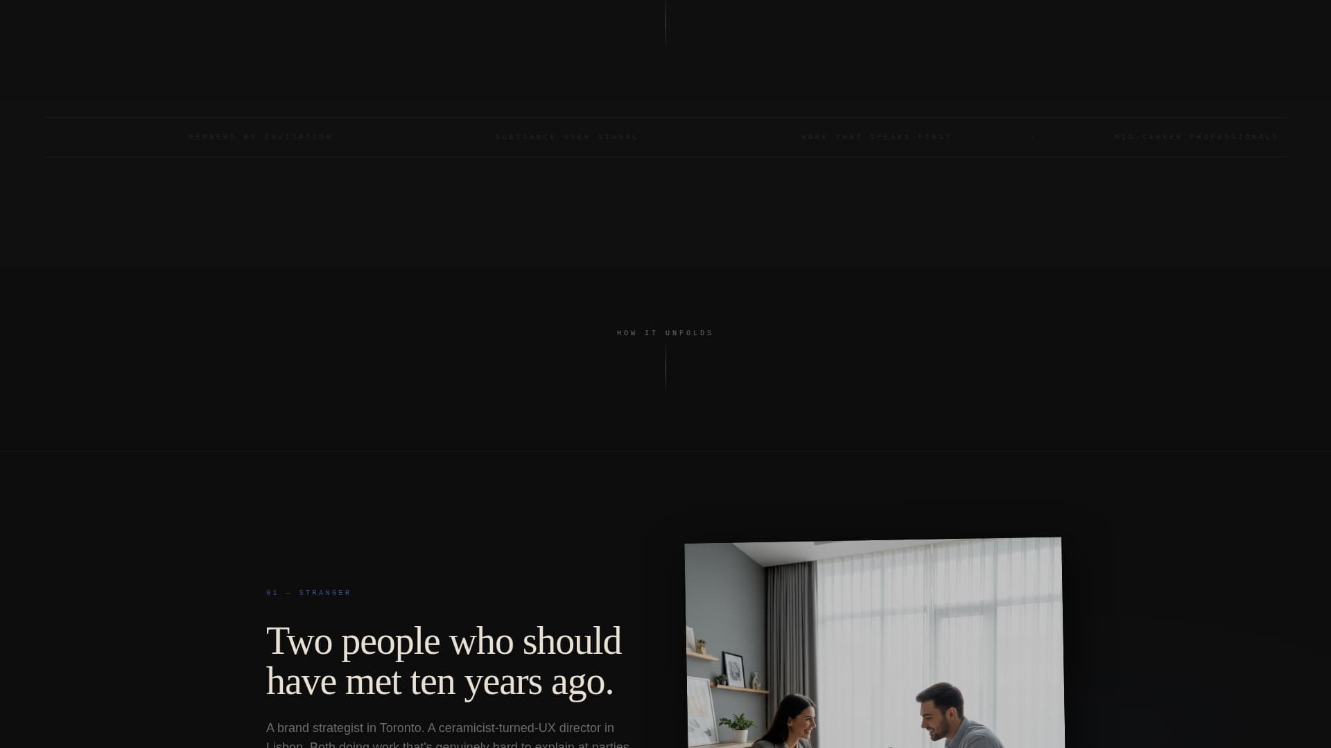 Personal CRM & Network Pre-Launch Website Template