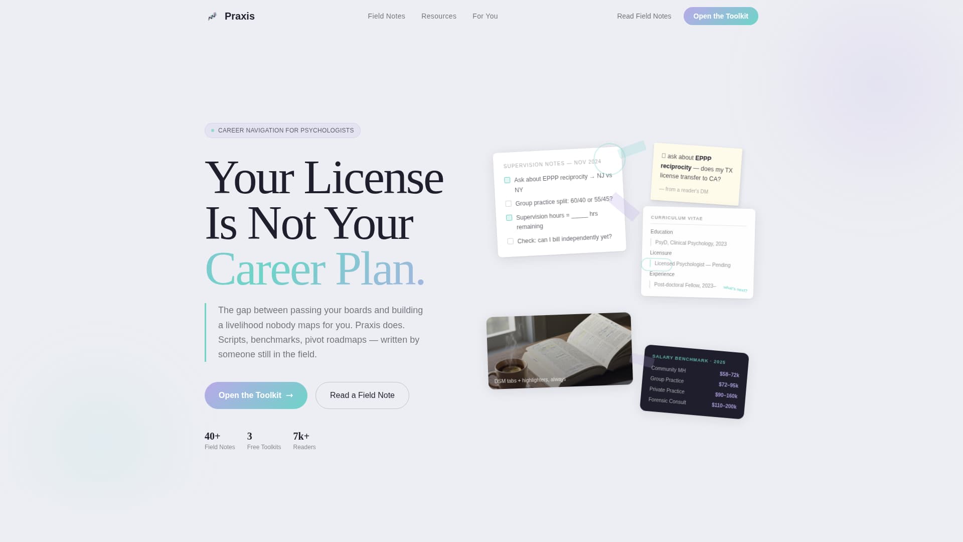 Praxis - Empowering Psychologistcareer Landing Page Template