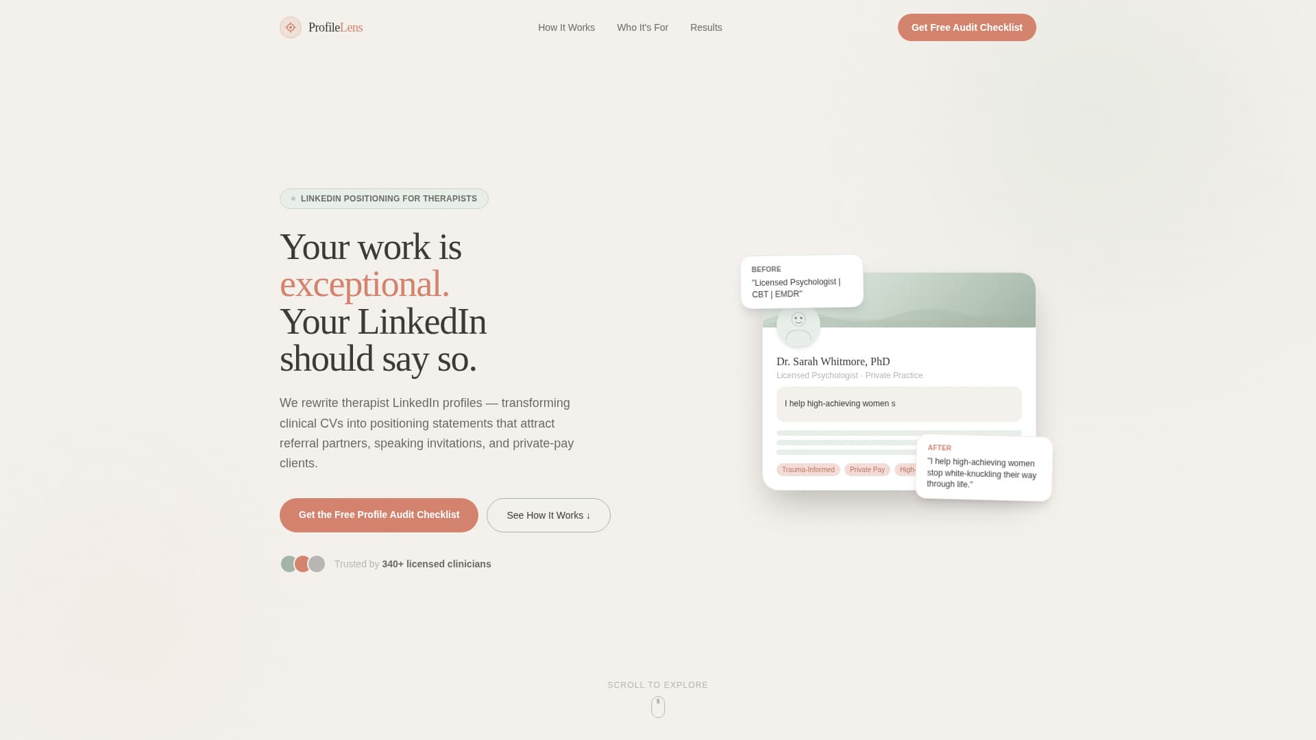 Psychologist Profile Directory Website Template