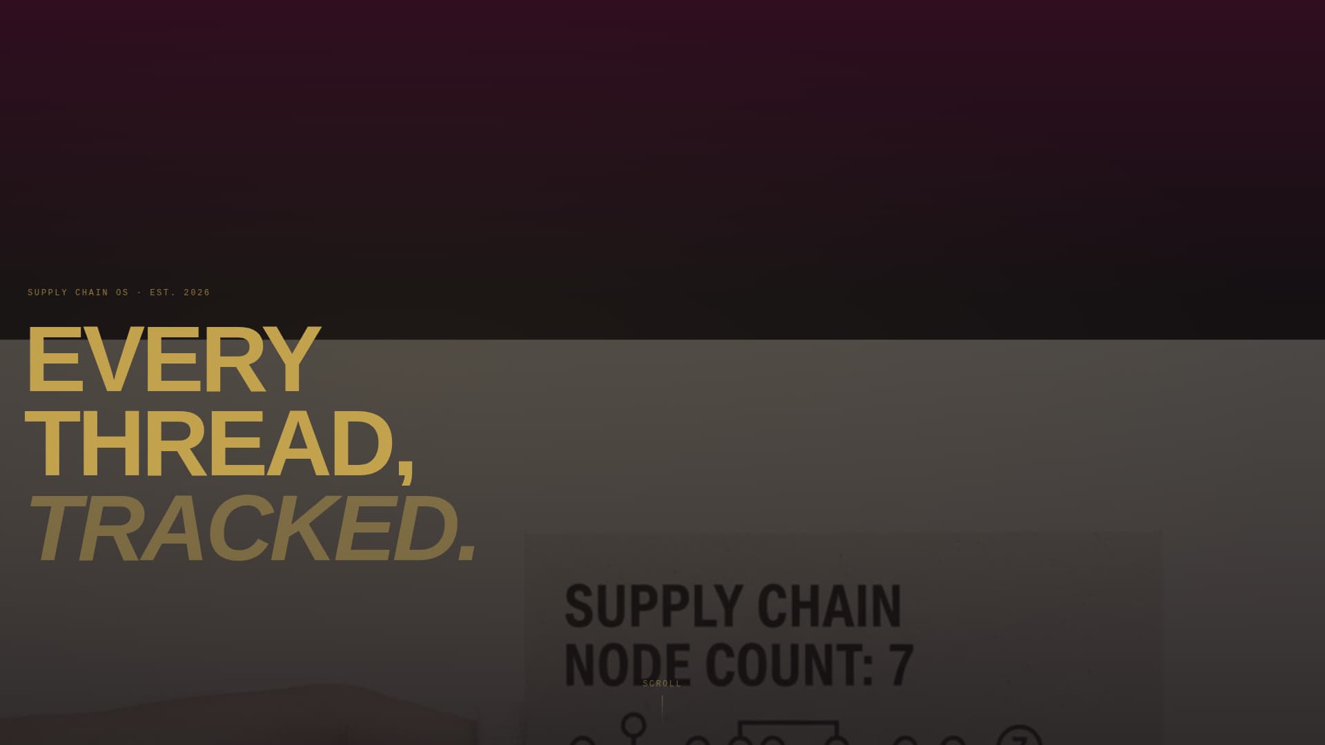 Loom - Cinematic Supplychain Landing Page Template