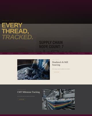 Loom - Cinematic Supplychain Landing Page Template