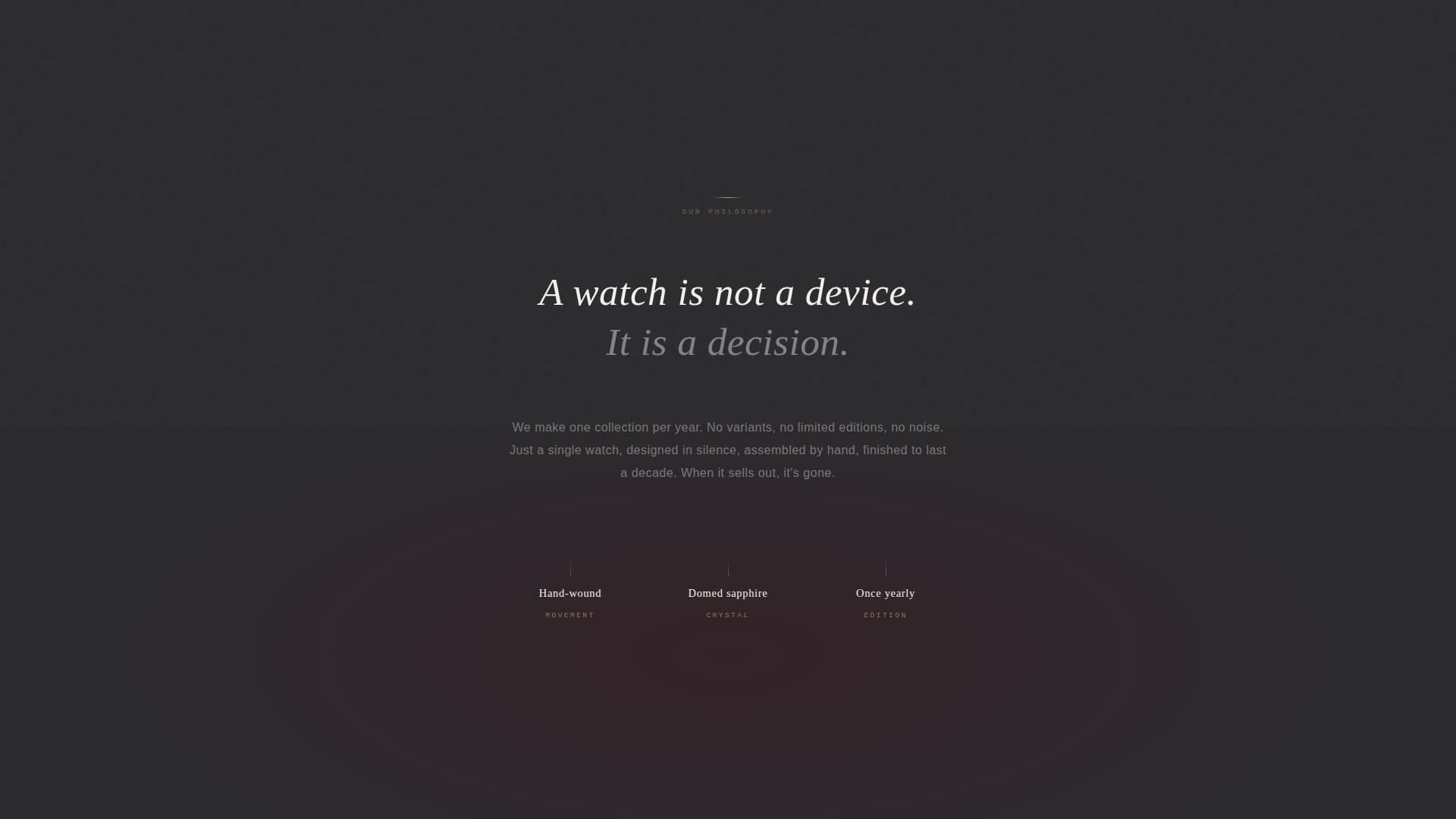 Dial - Luxe Watch Landing Page Template