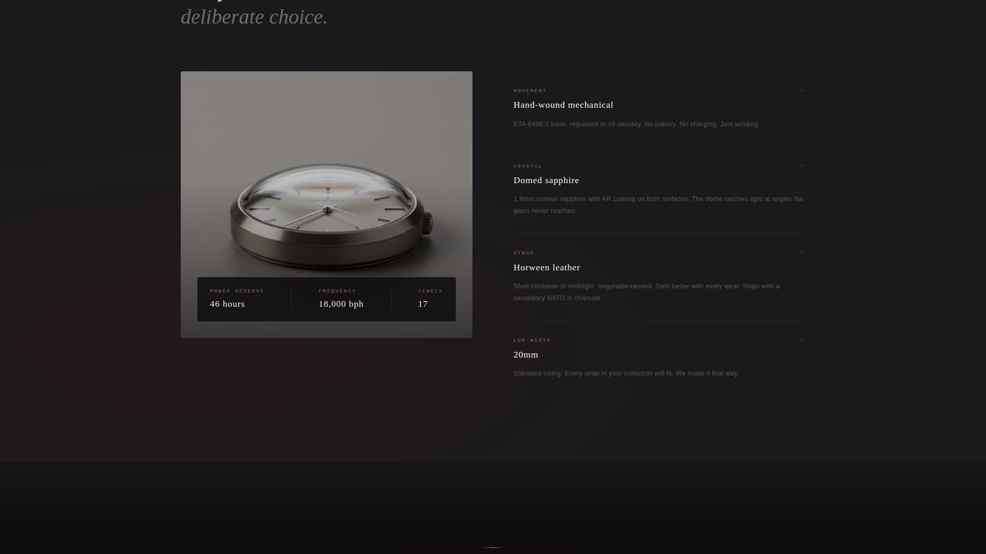 Dial - Luxe Watch Landing Page Template