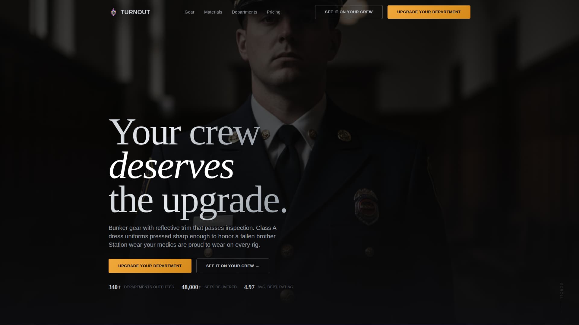 Turnout - Premium Fire EMS Landing Page Template