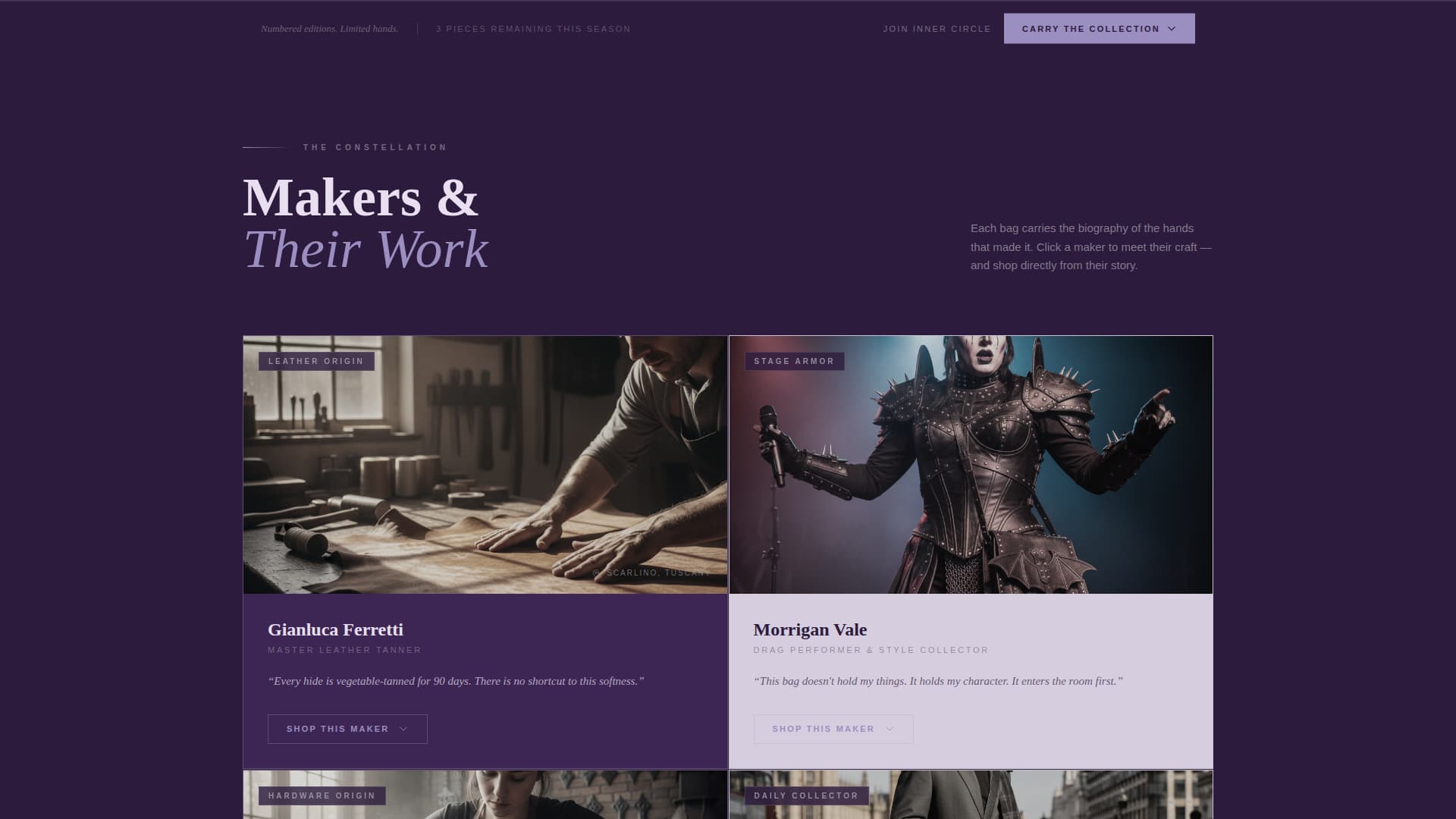 Crypt - Luxe Gothic Landing Page Template