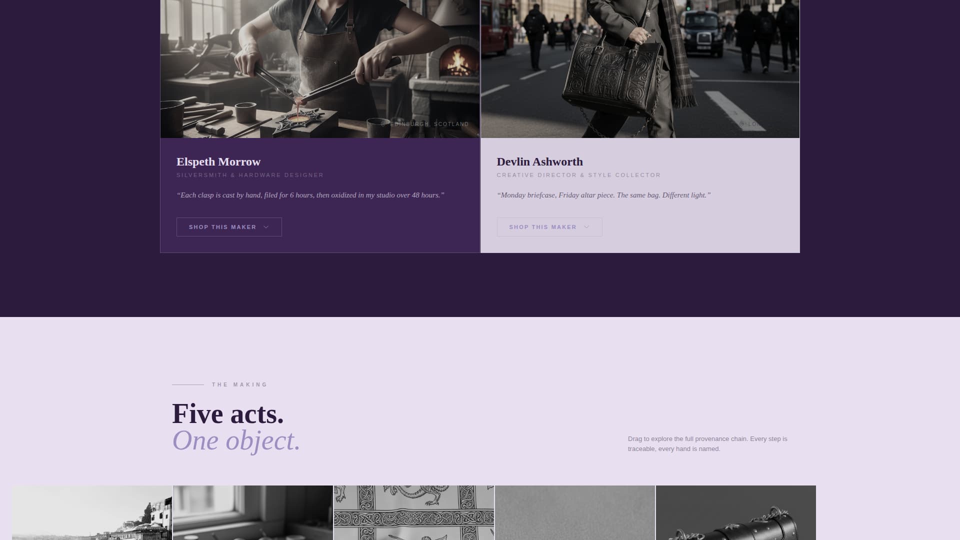 Crypt - Luxe Gothic Landing Page Template
