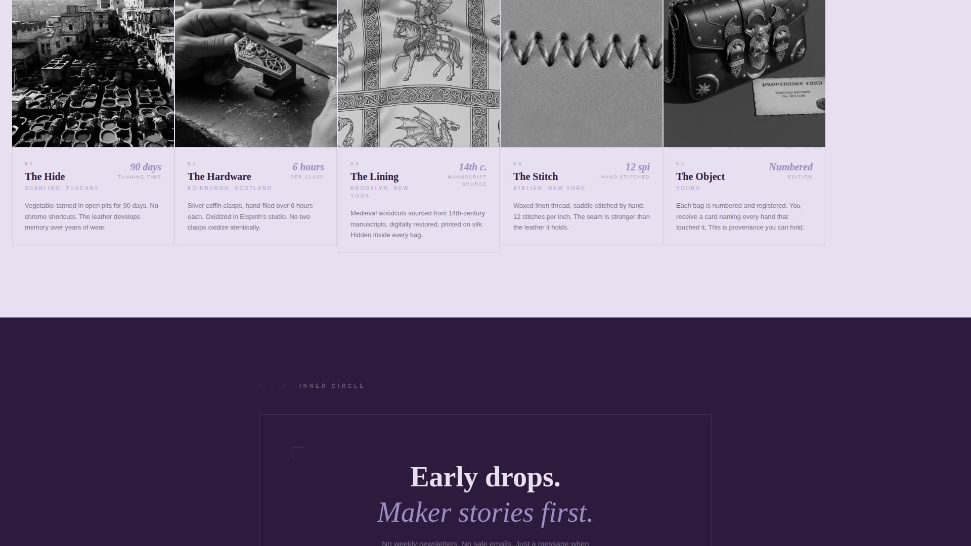 Crypt - Luxe Gothic Landing Page Template