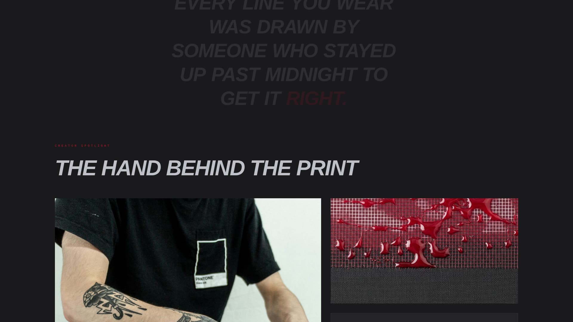 Ink - Bold Streetwear Landing Page Template