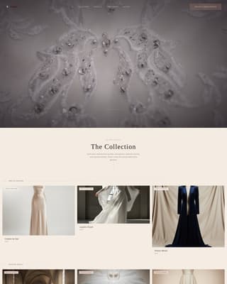 Atelier - Exquisite Couture Landing Page Template