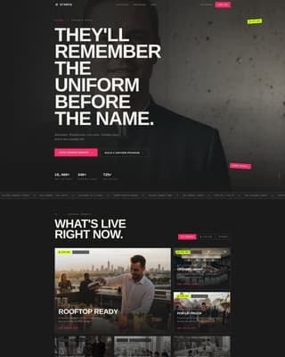 Starch - Brutalist Hospitality Landing Page Template