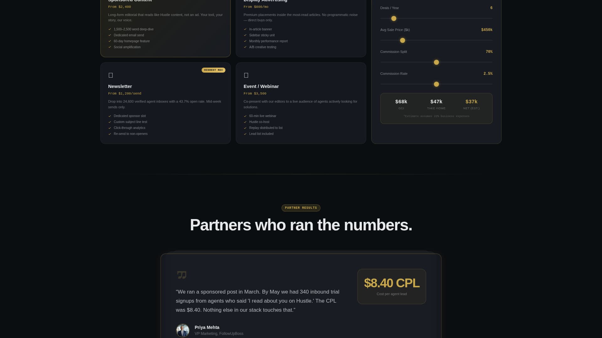 Real Estate Agent Profile Careers Website Template