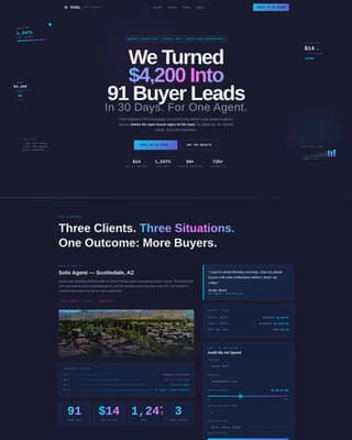 Real Estate Marketing & Agency Portfolio Website Template