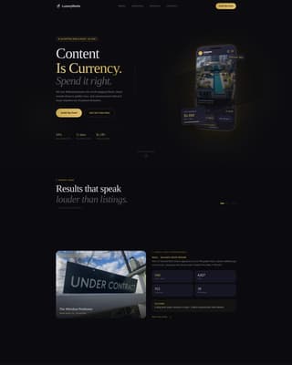 Real Estate Marketing & Agency Portfolio Website Template