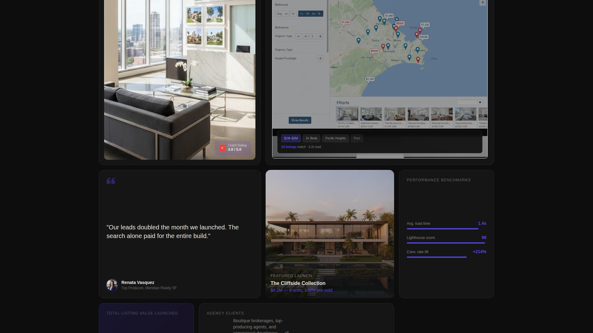 Listing - Bold Realestate Landing Page Template