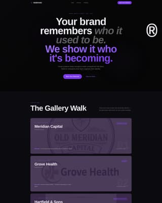 Branding & Design Agency Portfolio Website Template