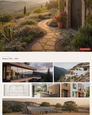 Drafthouse - Elegant Architect Landing Page Template