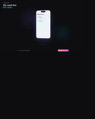 Inbox - Iridescent Restaurant Landing Page Template