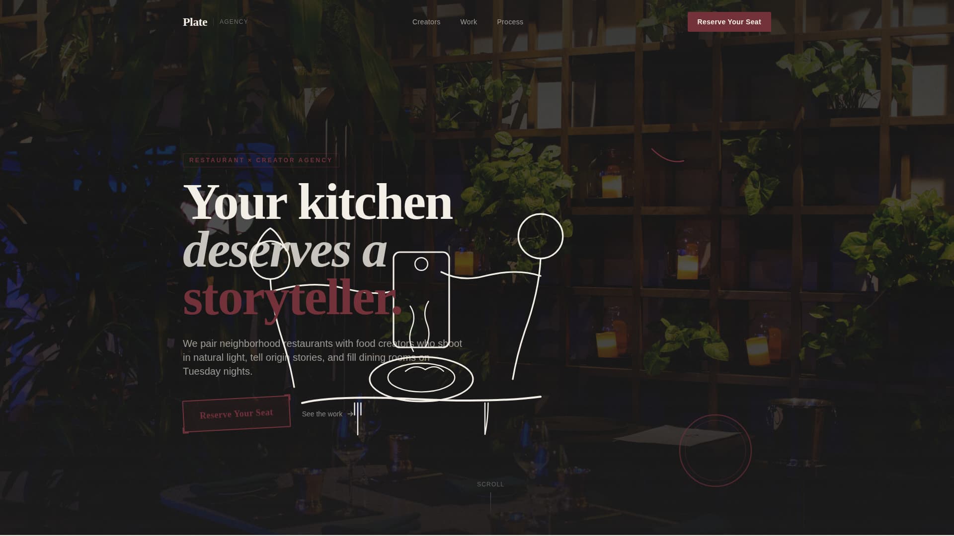 Plate - Compelling Restaurantmarketing Landing Page Template