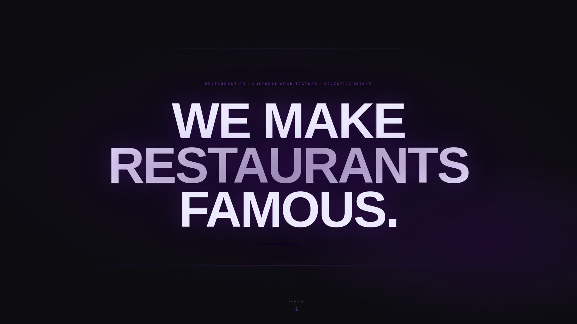 Reservations - Immersive Restaurant Landing Page Template