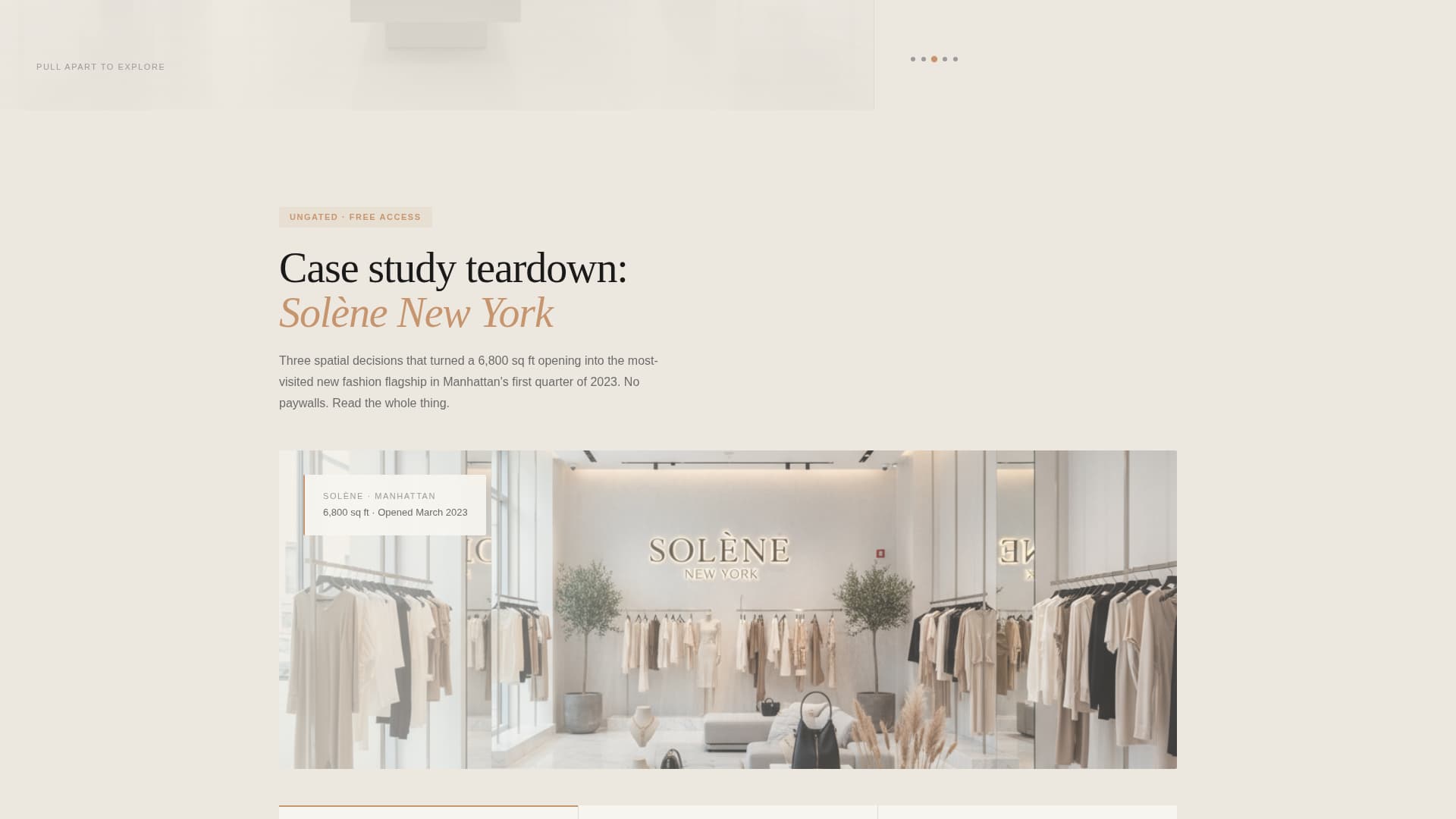 Storefront - Immersive Retail Landing Page Template