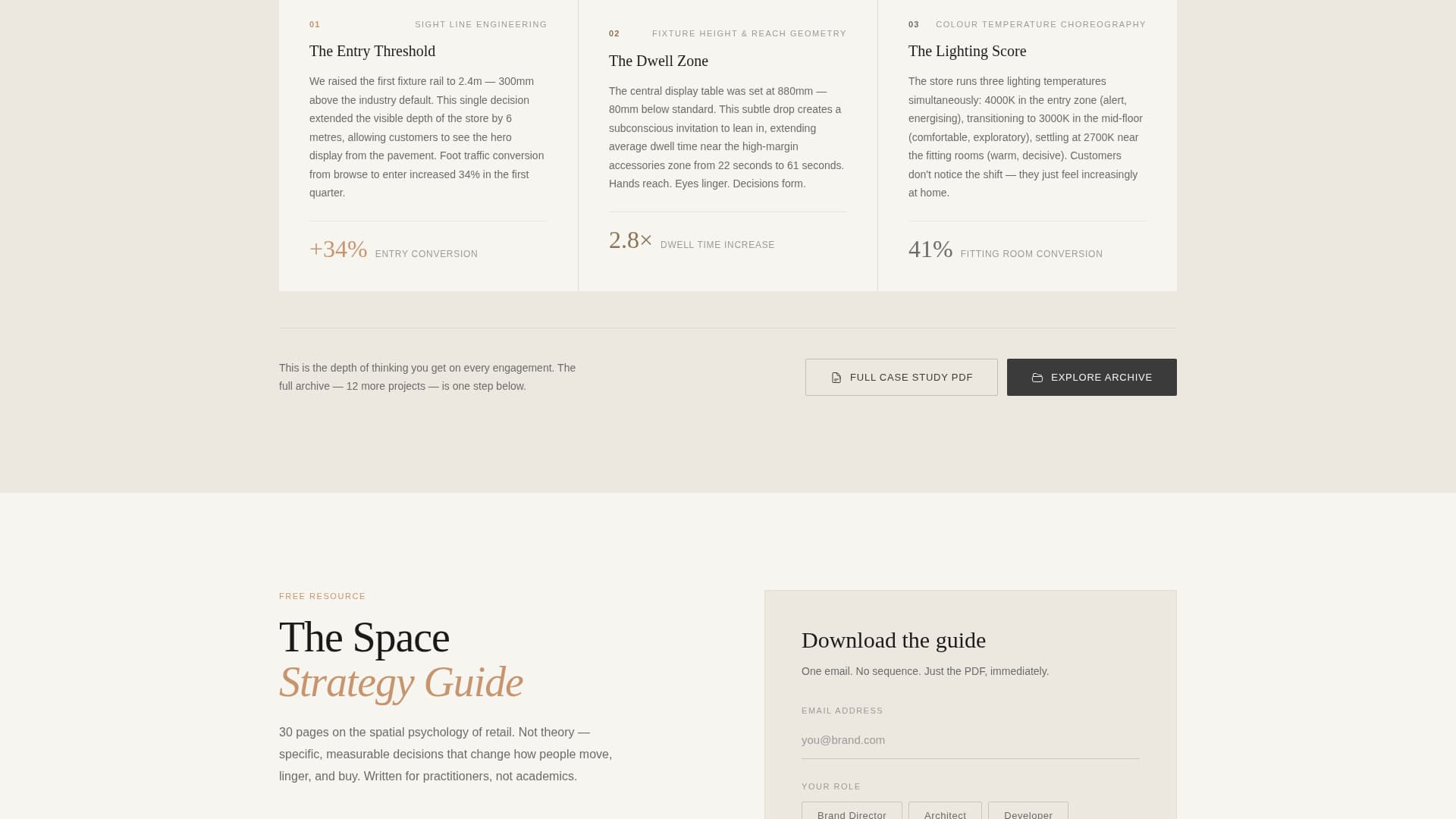 Storefront - Immersive Retail Landing Page Template