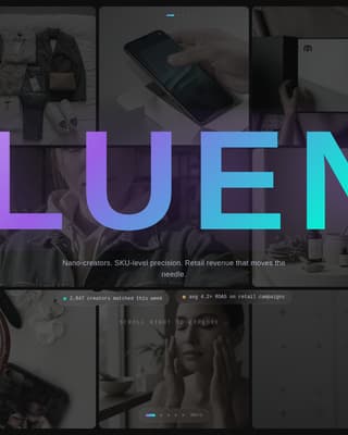 Influence - Precision Influencer Landing Page Template