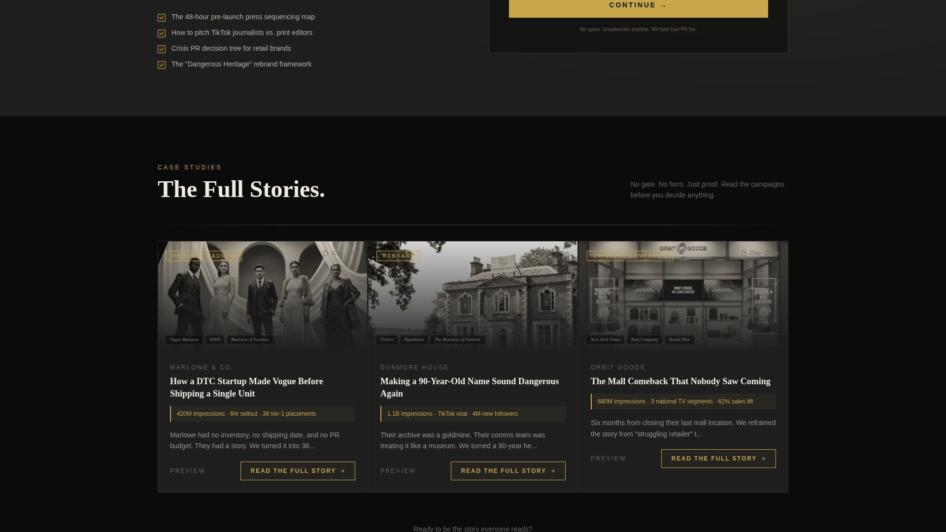 Retail Marketing & Agency Portfolio Website Template