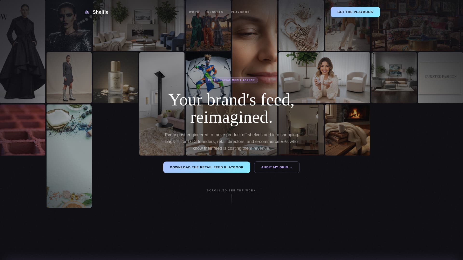 Shelfie - Scrollstopping Retail Landing Page Template