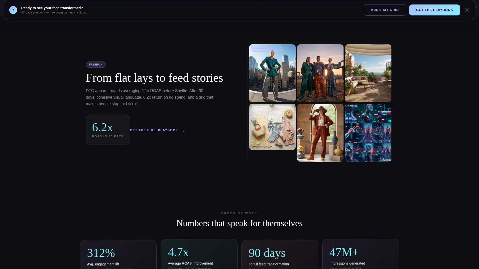 Shelfie - Scrollstopping Retail Landing Page Template