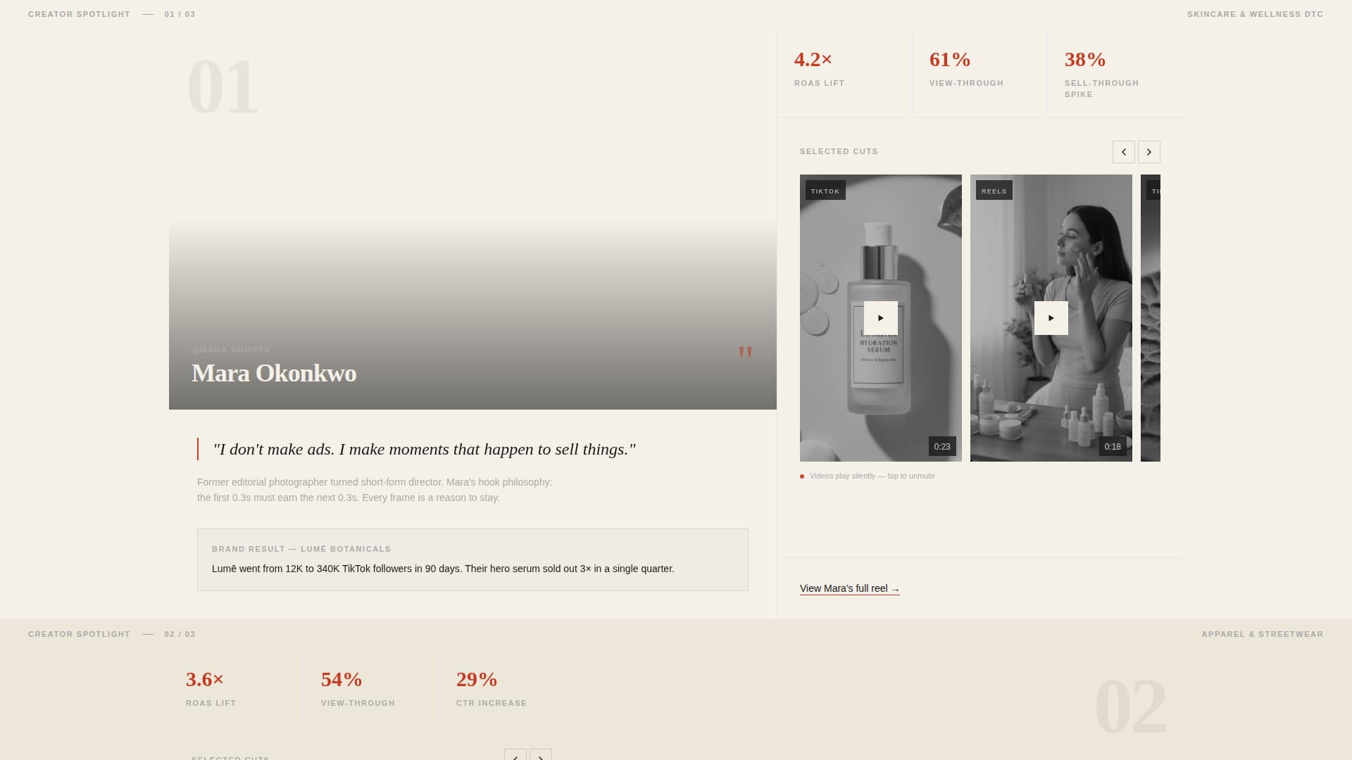Spotlight - Bold Retailvideo Landing Page Template