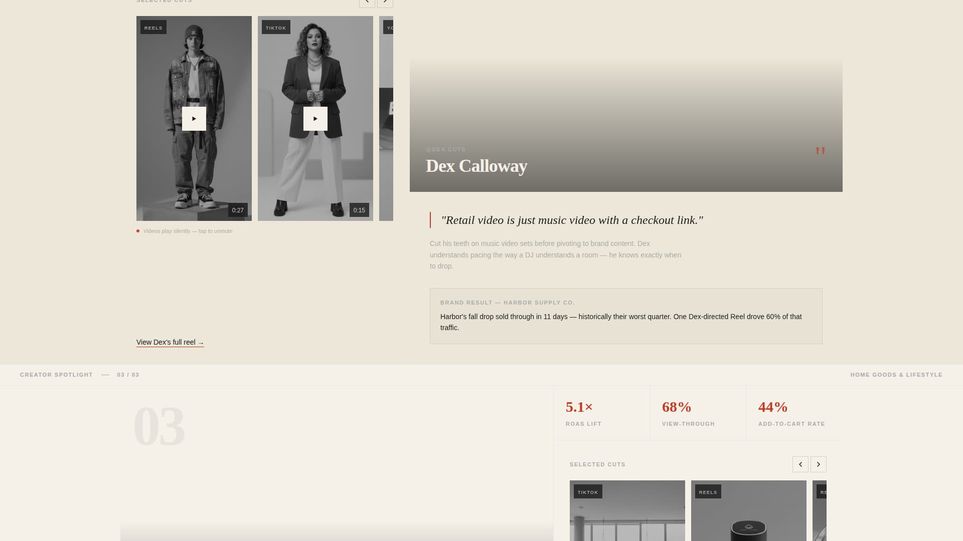 Spotlight - Bold Retailvideo Landing Page Template