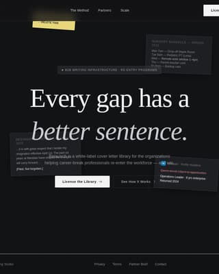 Relaunch - Powerful Returntowork Landing Page Template