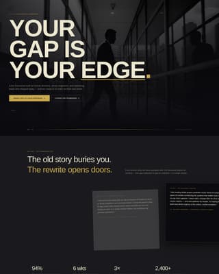 Return - Modern Work Landing Page Template