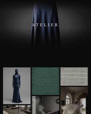 Atelier - Luxe Fashion Landing Page Template