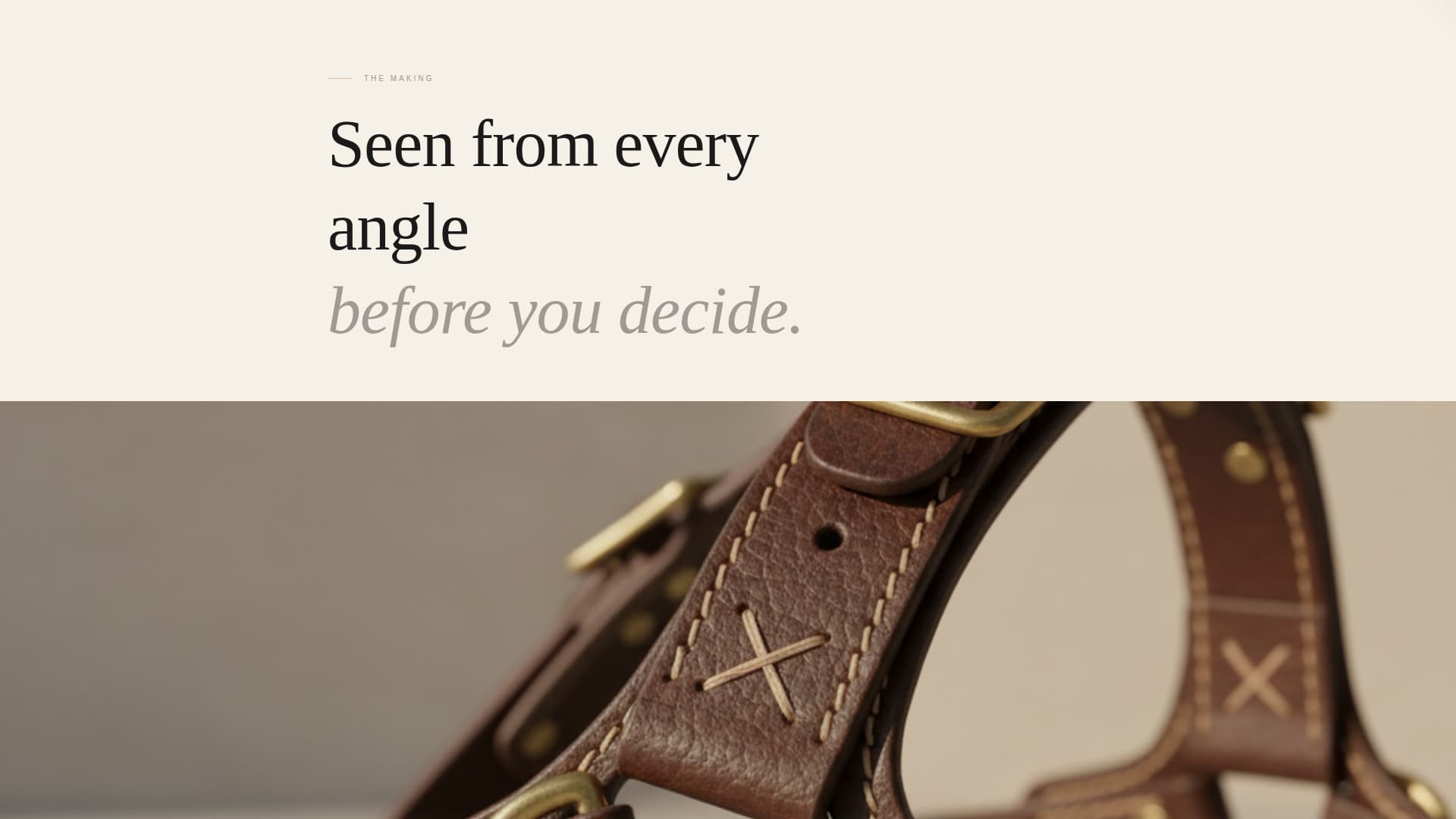 Atelier - Timeless Handbag Landing Page Template