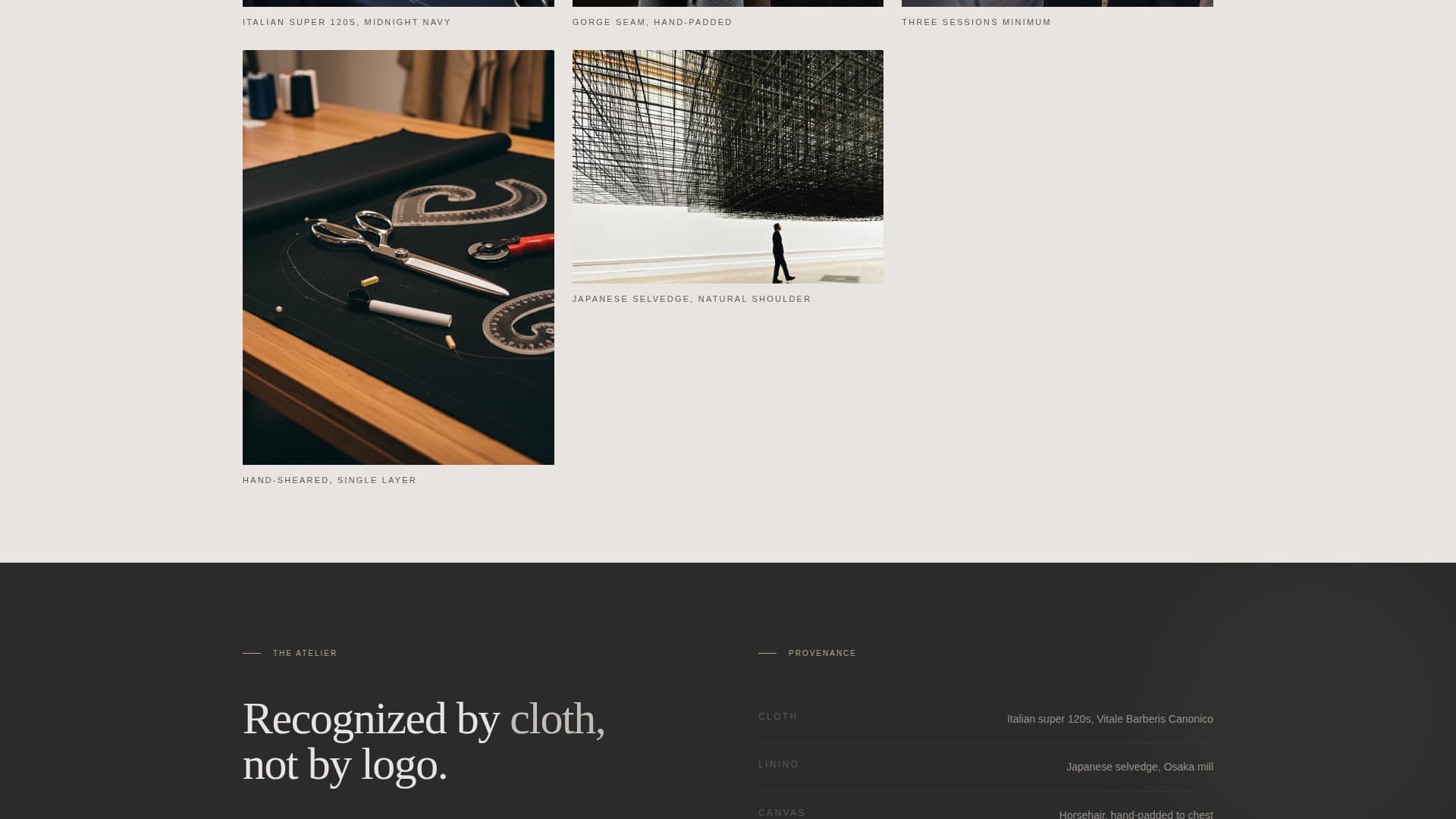 Drape - Exquisite Menswear Landing Page Template