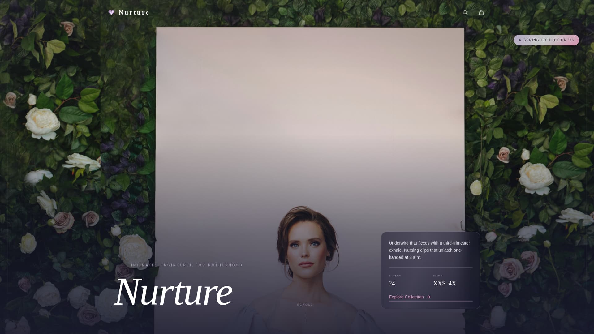 Nurture - Radiant Maternity Landing Page Template