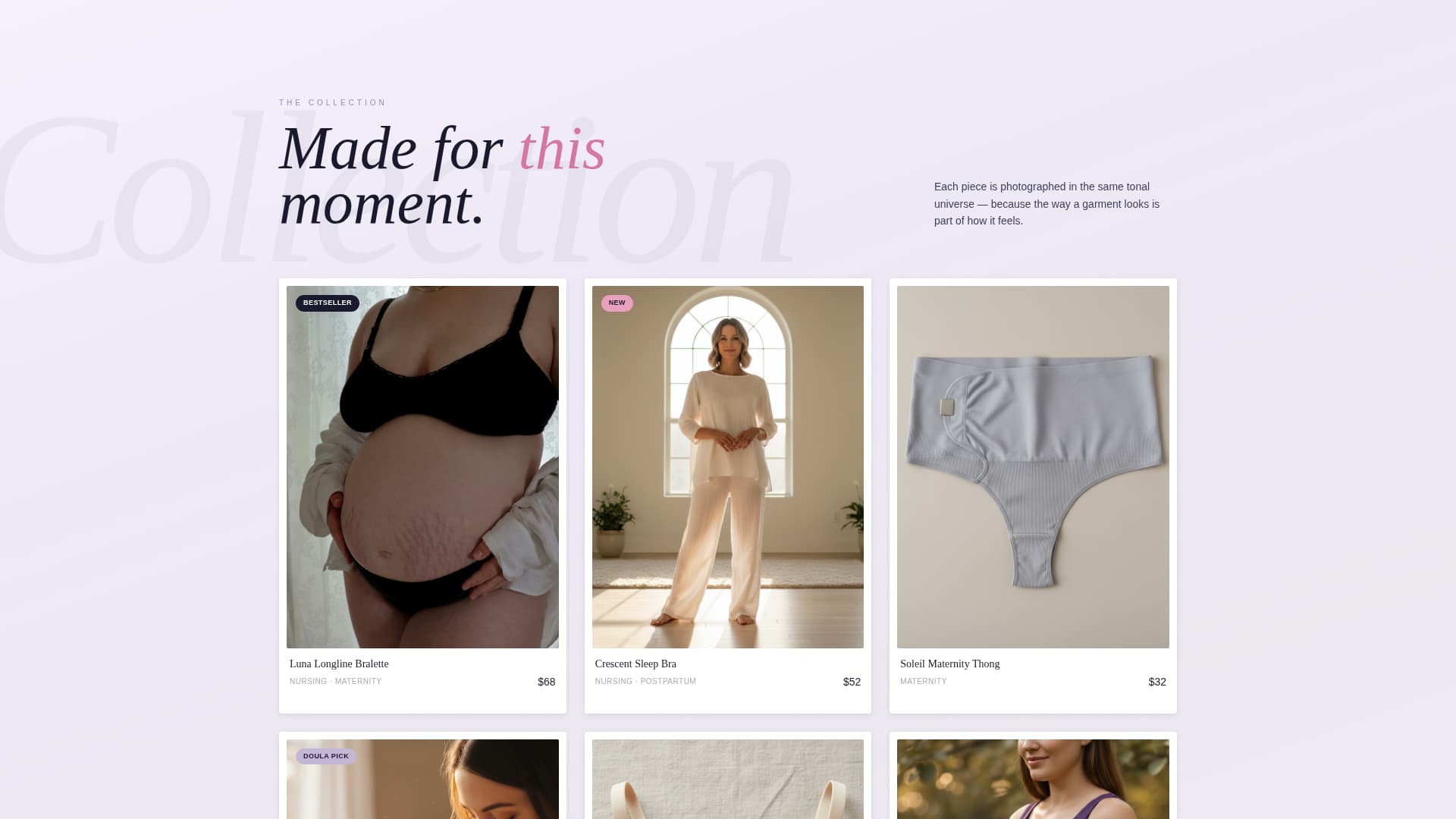 Nurture - Radiant Maternity Landing Page Template