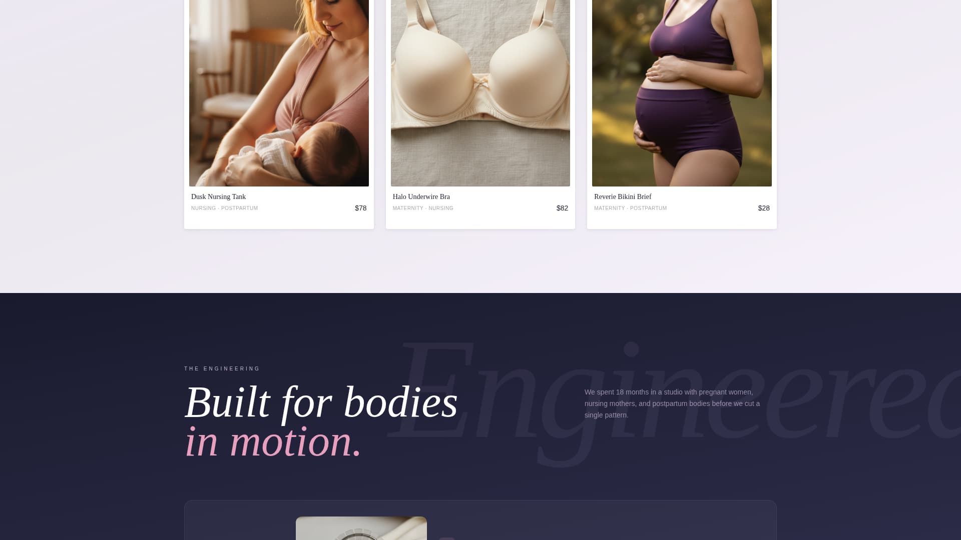 Nurture - Radiant Maternity Landing Page Template