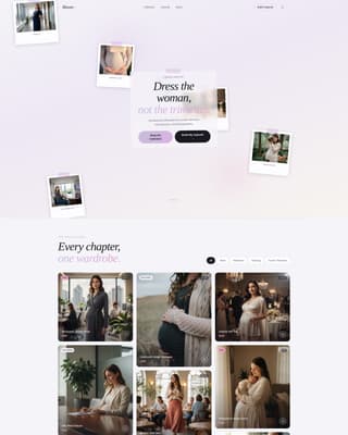Bloom - Architectural Maternity Landing Page Template