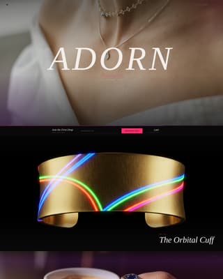 Adorn - Bold Jewelry Landing Page Template